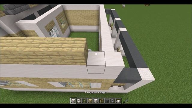 Как построить большой дачный двухэтажный дом в Minecraft