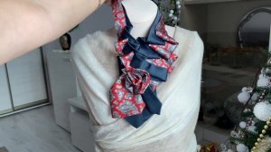 До и после... Эксклюзивные женские аксесуары из мужских галстуков для Натальи...