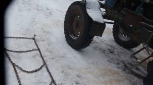 ЮМЗ цепи на колеса