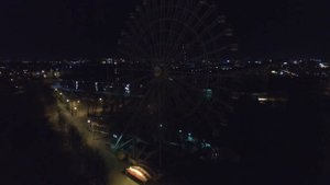 DJI Phantom 3 PRO Москва ВДНХ. Ночной полет