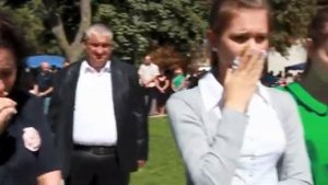 Беслан. 3.09.2012. Минута молчания.