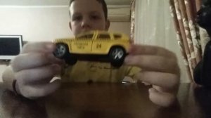 Машинка-моделька от фирмы "ТехноПарк" "Nissan Terrano" Городское такси под номером "24". РАРИТЕТ!
