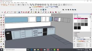 Sketchup kitchen With V ray rendering expert