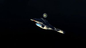 USS Voyager starting it's Journey