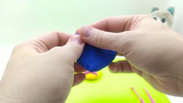 Поделка из пластилина ко Дню Защитника Отечества! 23 февраля! смотреть онлайн