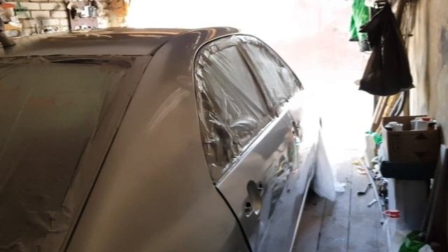 Результат покраски TOYOTA COROLLA