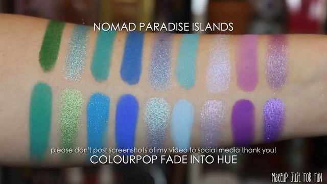 Nomad Paradise Islands Palette | Swatches, Comparisons, TWO Tutorials + Review