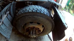 Ремонт.Земена накладок Даф 95 АТИ