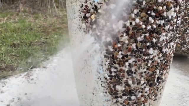 Мытый бетон. Смываем слой бетона и… смотреть онлайн