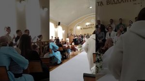 Мы желаем вам счастья - Свадебное пение в пожелание!!! МСЦ ЕХБ!!!