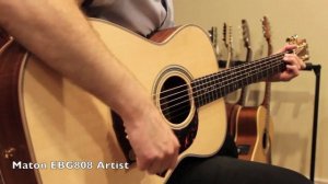 Maton EBG808 Artist VS Martin OM28V | Which One Do You Like?