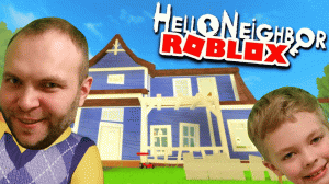 Гудвин Лев и Папа ищут вагонетку в доме  у Привет Соседа  в ROBLOX Hello Neighbor - GGTV.mp4