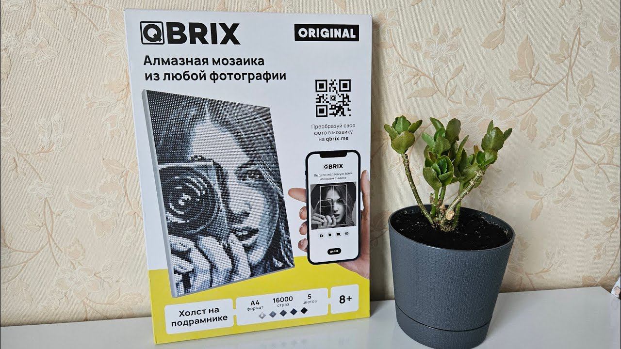 МОЕ ВЕЧЕРНЕЕ ХОББИ | АЛМАЗНАЯ МОЗАЙКА QBRIX ПО ЛЮБОЙ ФОТОГРАФИИ