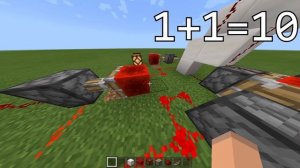 Я пытался сделать калькулятор в майнкрафте