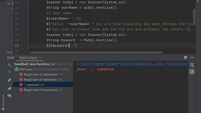 Java function – Main java part 1