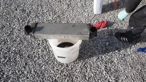 How to remove intercooler on BMW F10 F11 N57 N47 520d 525d 530d 535d 550d How to clean Intercooler