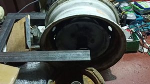 Начал собирать мотоокучник.