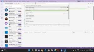 Visual studio code change theme background color