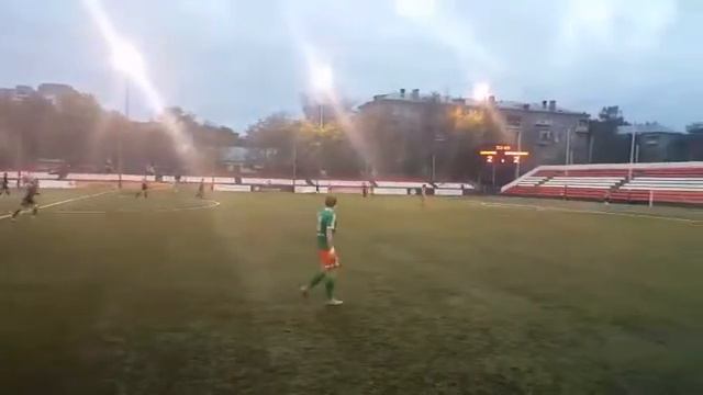 Красава наш вратарь. Спасает. Матч между командами ФК «Солярис» и ФК «Домодедово»