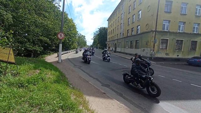 Парад байкеров. Выборг. Baltic rally 2023 смотреть онлайн