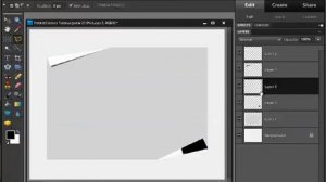 DSE - Photoshop Elements Folded Corners Tutorial