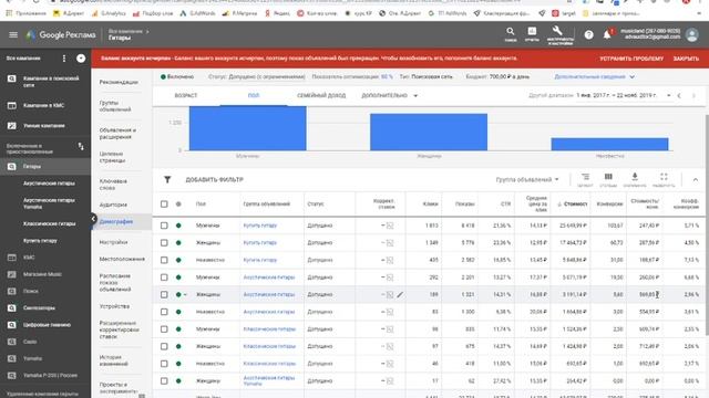 Аудит рекламной кампании «Магазина музыкальных инструментов» (ADS) смотреть онлайн