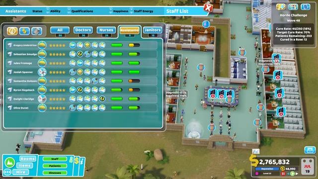 Two Point Hospital Strategy & Room Guides - 5 TOP TIPS! смотреть онлайн