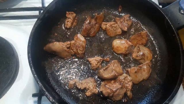 Нежнейшая Печень с Овощами #куриная_печень #печень_с_овощами