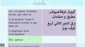 Арабский язык с носителем - 14(3) - Жильё السَّكَن