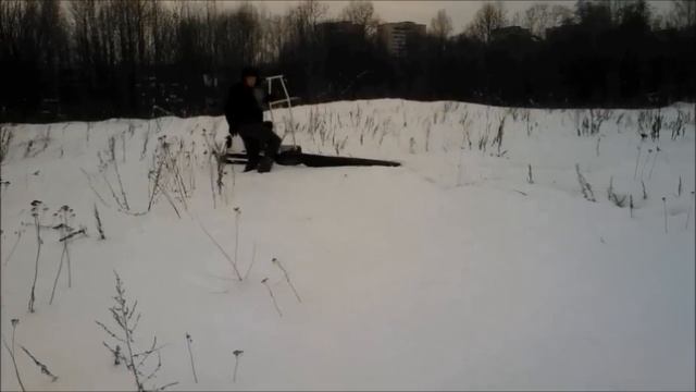 Мотобуксировщик УРАГАН 9 лс, подъём 25 градусов, 2013.02.15 См. buks1.ru смотреть онлайн