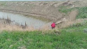 Я, Света и Никита на рыбалке/4 апреля 2023/Темрюк. Правобережный/ Рисовые чеки