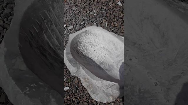 Раковина из камня, процесс работы смотреть онлайн