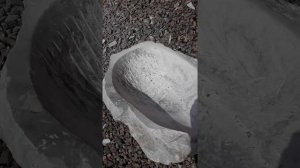 Раковина из камня, процесс работы