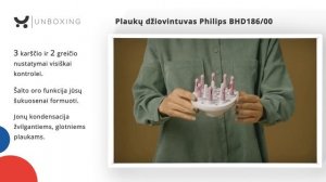 Plaukų džiovintuvas Philips BHD186/00