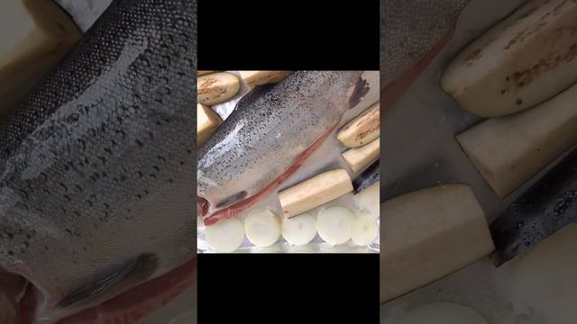 Форель в Духовке. Цены на продукты в Душанбе #душанбе#эмиграция#рецепт#рыба#чтоприготовить