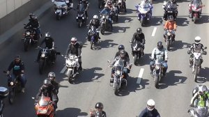 Мотопарад по Садовому кольцу. Байк шоу. Открытие мотосезона 13.05.2023. Russian bike show in Moscow