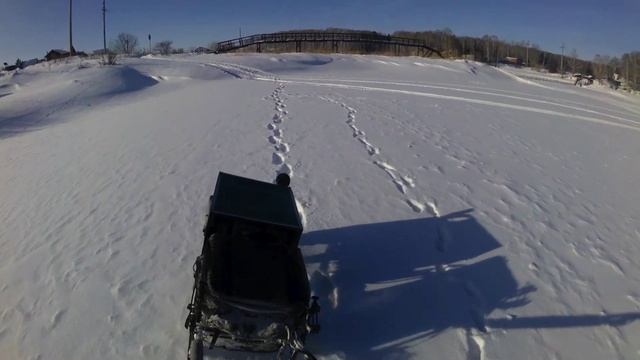 Мотобуксировщик,покатушки по живописным местам. смотреть онлайн