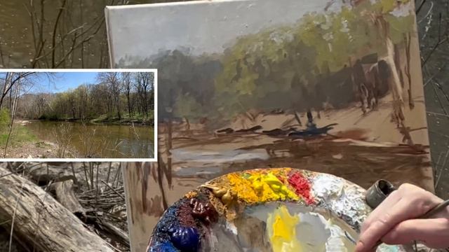 Plein Air Painting: Spring River, with Jessica Henry Gray~ Tons of Info on Plein Air Essentials смотреть онлайн