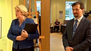 О. А. Ливицкая - благодарность участникам открытия Выставки.