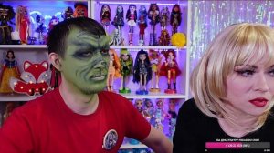 Превращение в Гринча! Рождественский Грим на Хэллоуин ★ Стрим