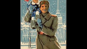 новогодние открытки СССР (слайдшоу)