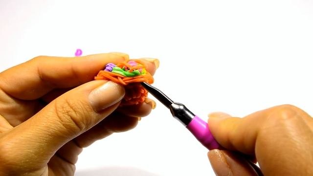 Мороженое и Пончик Лумигуруми без станка Rainbow Loom Ice-cream And Donut
