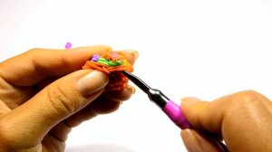 Мороженое и Пончик Лумигуруми без станка Rainbow loom ice-cream and donut