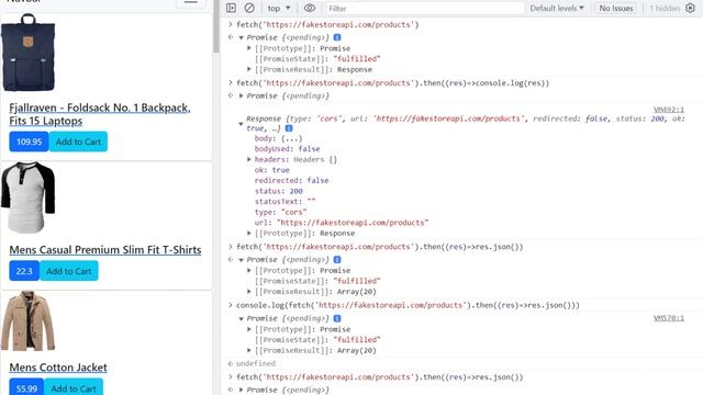 Fetching and Displaying Data from Server Using fetch() and useEffect() Hook in React смотреть онлайн