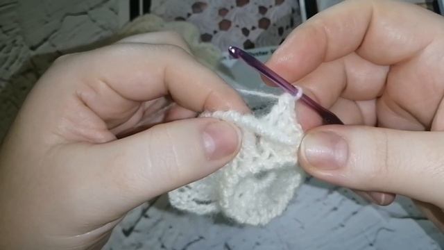 Шаль крючком. Мотив 