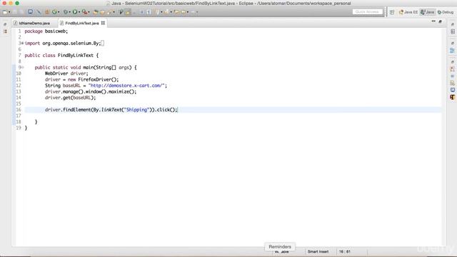 51 Find Elements Using LinkText And PartialLinkText смотреть онлайн
