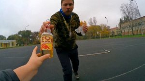 ПИВНОЙ ДЕГУСТАТОР - ПИВНОЙ НАПИТОК ESSA СО ВКУСОМ АНАНАСА & ГРЕЙТФРУТА И ГНЕЗДО С ВЕТЧИНОЙ