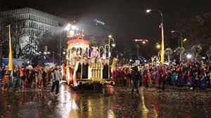 Madrid three kings parade - Cabalgata de los Reyes Magos Madrid Spain tourism - Spanish travel vide