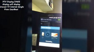 Testing PTV Display DA02 airplay wifi display miracast TV internet dongle