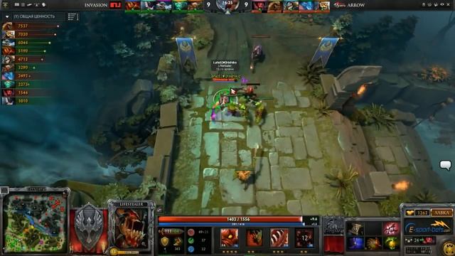 Arrow vs Invasion, Starladder Sea Preseason by Egamingbets, LB Final, Game 1 смотреть онлайн